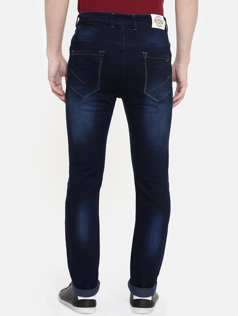 blue heavy washed denim jeans - 16711813 - Zoom Image - 3