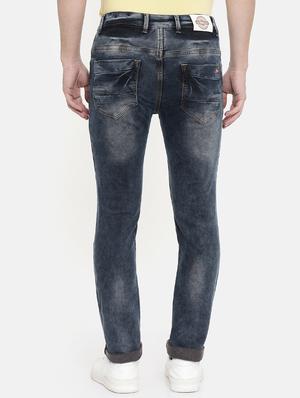 dark blue light washed denim jeans - 16711815 - Standard Image - 4