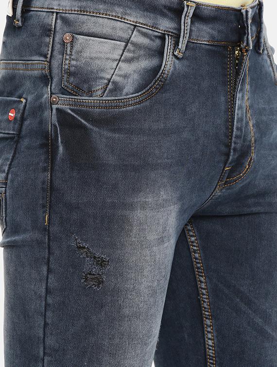 dark blue light washed denim jeans - 16711815 - Zoom Image - 6