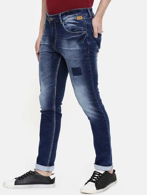 grey heavy washed denim jeans - 16711816 - Standard Image - 2