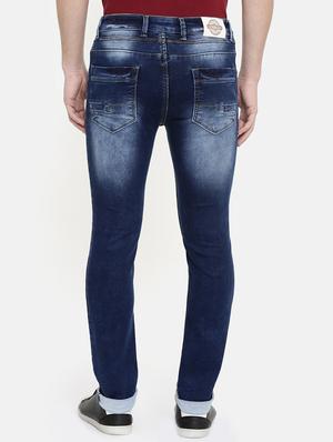 grey heavy washed denim jeans - 16711816 - Standard Image - 4