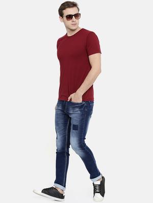 grey heavy washed denim jeans - 16711816 - Standard Image - 5