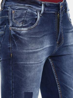 grey heavy washed denim jeans - 16711816 - Standard Image - 6