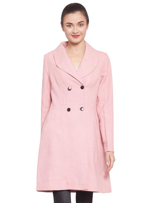 double breasted trench/overcoat coat - 16711879 - Standard Image - 1