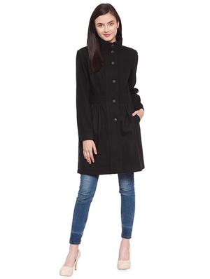 mandarin neck trench/overcoat coat - 16711887 - Standard Image - 4