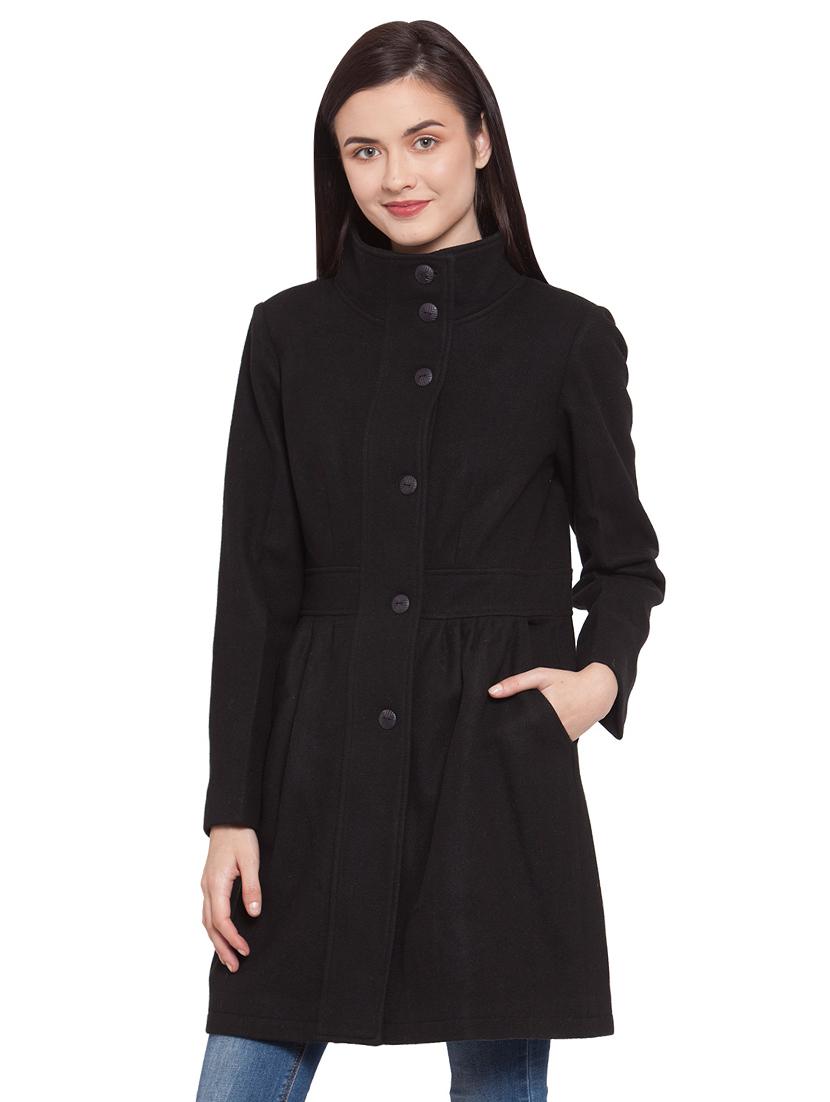 mandarin neck trench/overcoat coat - 16711887 - Zoom Image - 2