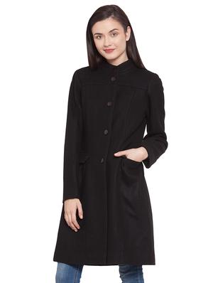 mandarin neck trench/overcoat coat - 16711893 - Standard Image - 2