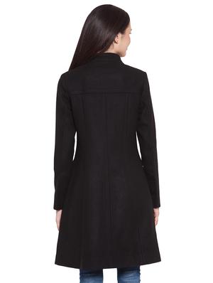 mandarin neck trench/overcoat coat - 16711893 - Standard Image - 3