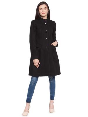 mandarin neck trench/overcoat coat - 16711893 - Standard Image - 4