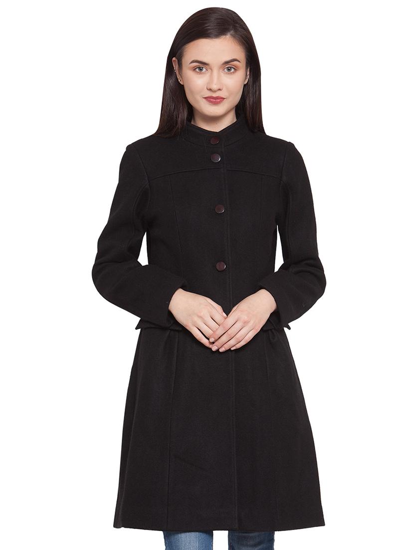 mandarin neck trench/overcoat coat - 16711893 - Zoom Image - 1
