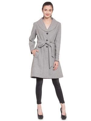 tie front trench/overcoat coat - 16711904 - Standard Image - 4