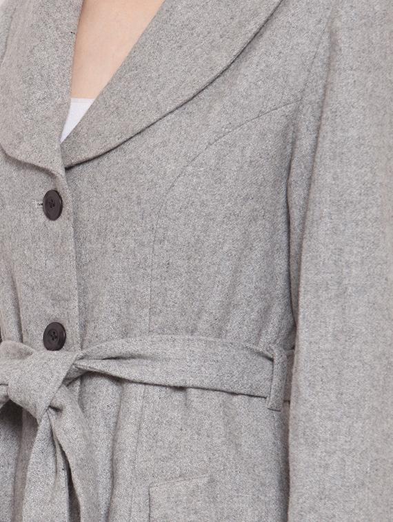 tie front trench/overcoat coat - 16711904 - Zoom Image - 5