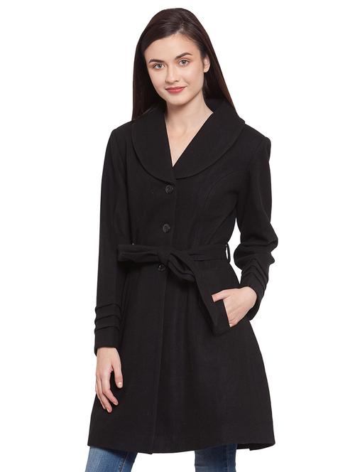 tie front trench/overcoat coat - 16711905 - Standard Image - 1