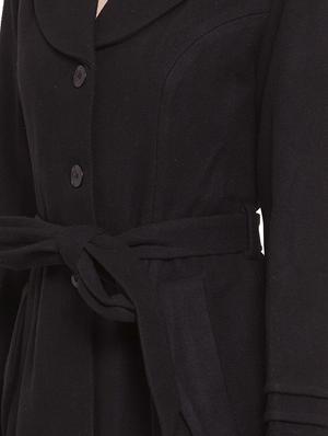 tie front trench/overcoat coat - 16711905 - Standard Image - 5