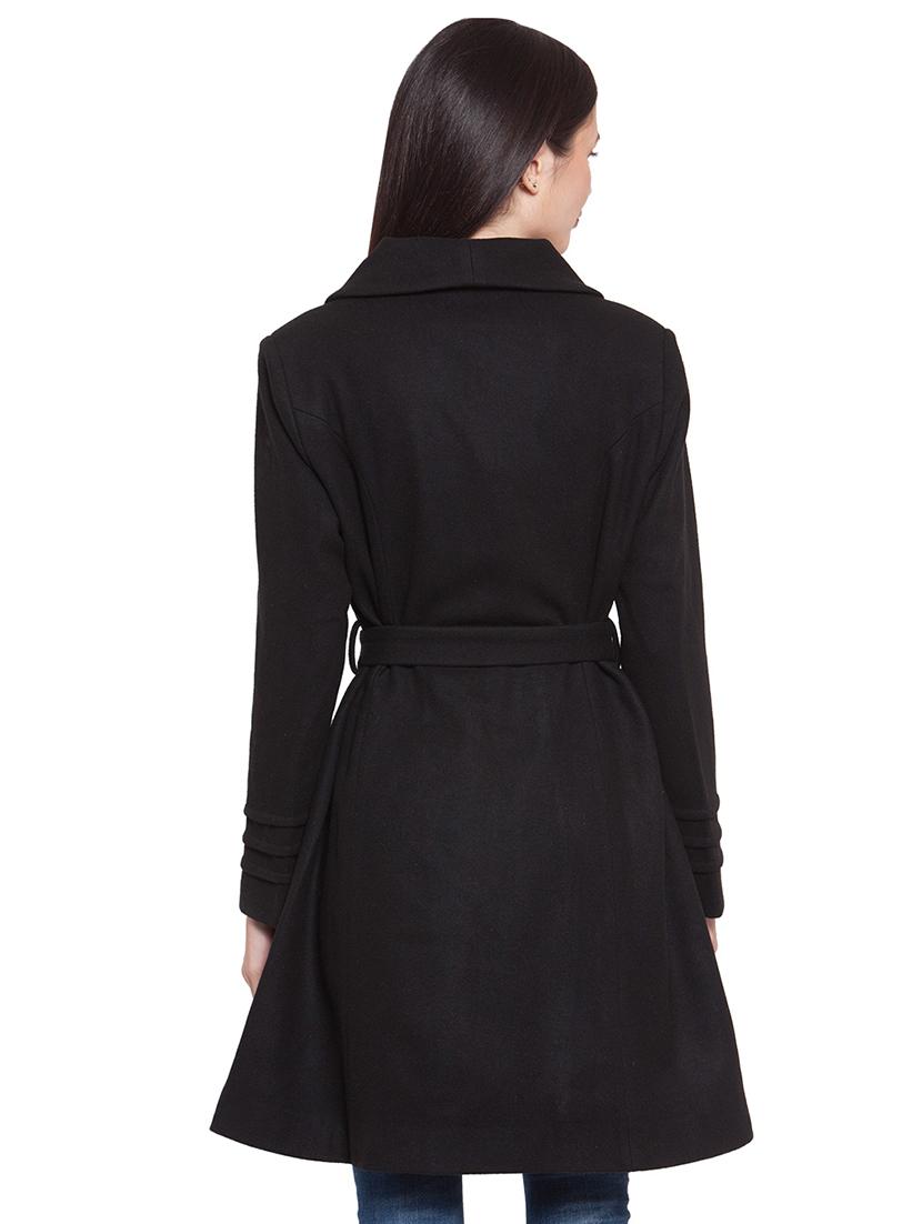 tie front trench/overcoat coat - 16711905 - Zoom Image - 3