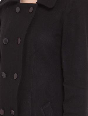 shirt collar trench/overcoat coat - 16711906 - Standard Image - 5