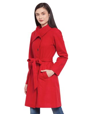 tie front trench/overcoat coat - 16711922 - Standard Image - 2