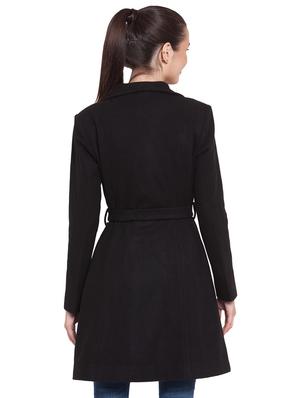 tie front trench/overcoat coat - 16711923 - Standard Image - 3