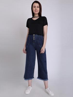 choker neck solid crop top - 16711930 - Standard Image - 4