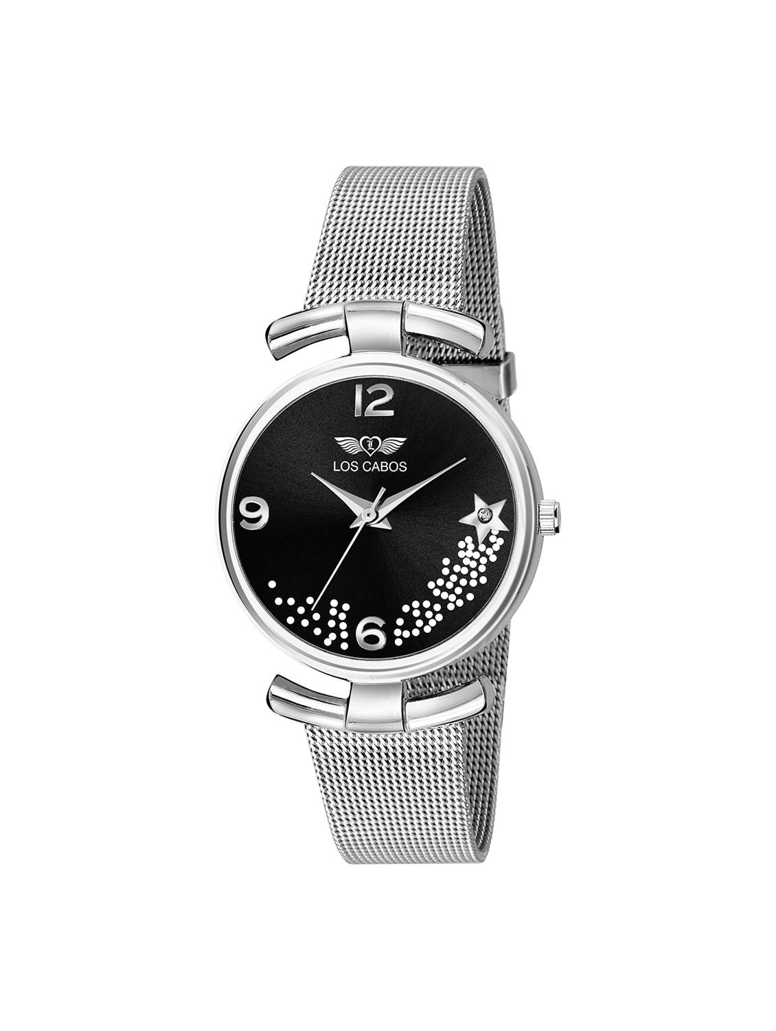 1006 black dial & silver bracelet watch for girls analog watch - 16711939 - Zoom Image - 1