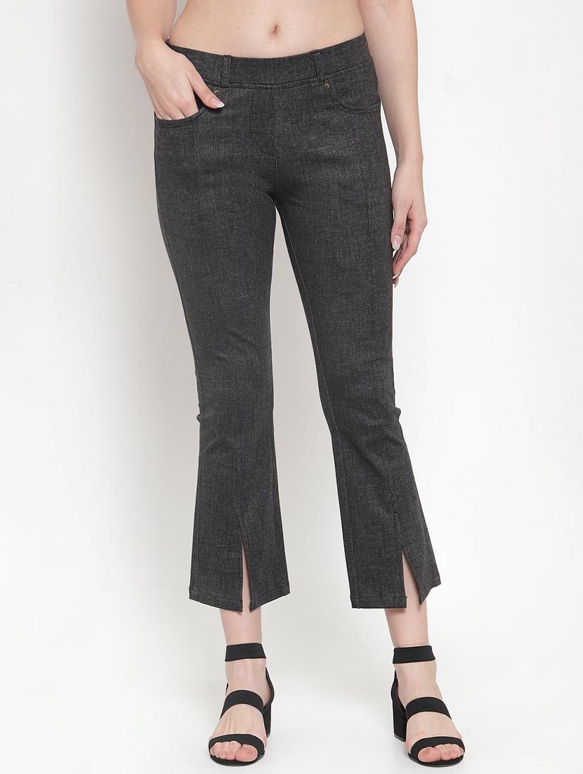 mid rise solid trouser - 16711974 - Zoom Image - 1