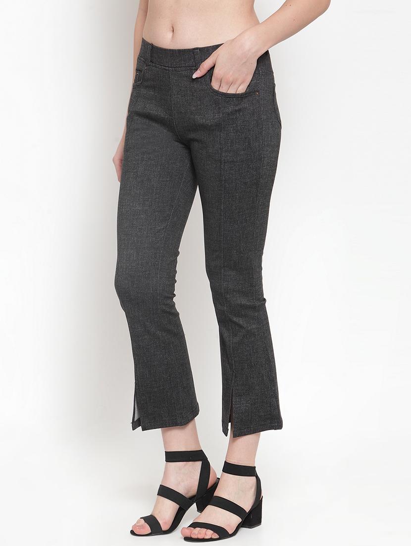 mid rise solid trouser - 16711974 - Zoom Image - 2