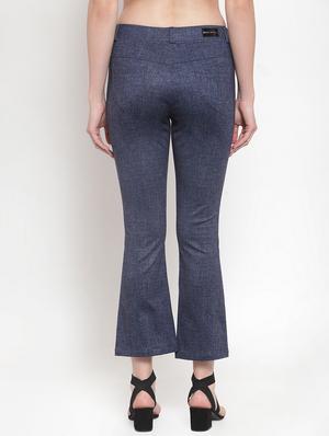 mid rise solid trouser - 16711975 - Standard Image - 3
