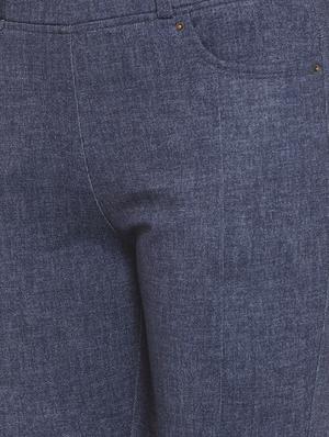 mid rise solid trouser - 16711975 - Standard Image - 5
