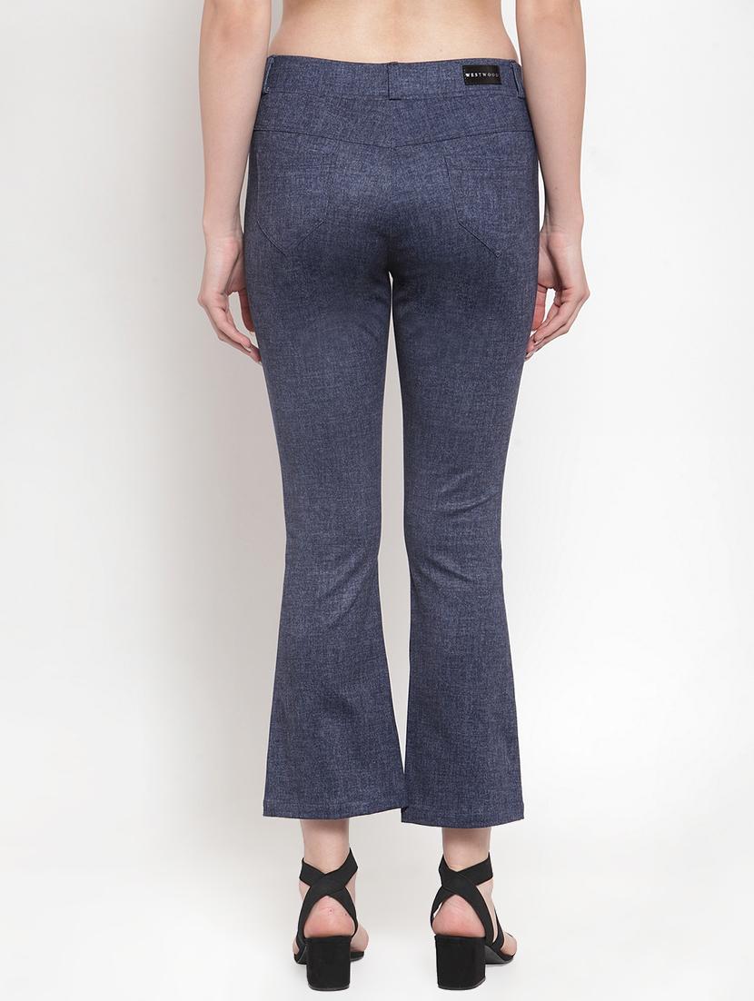 mid rise solid trouser - 16711975 - Zoom Image - 3