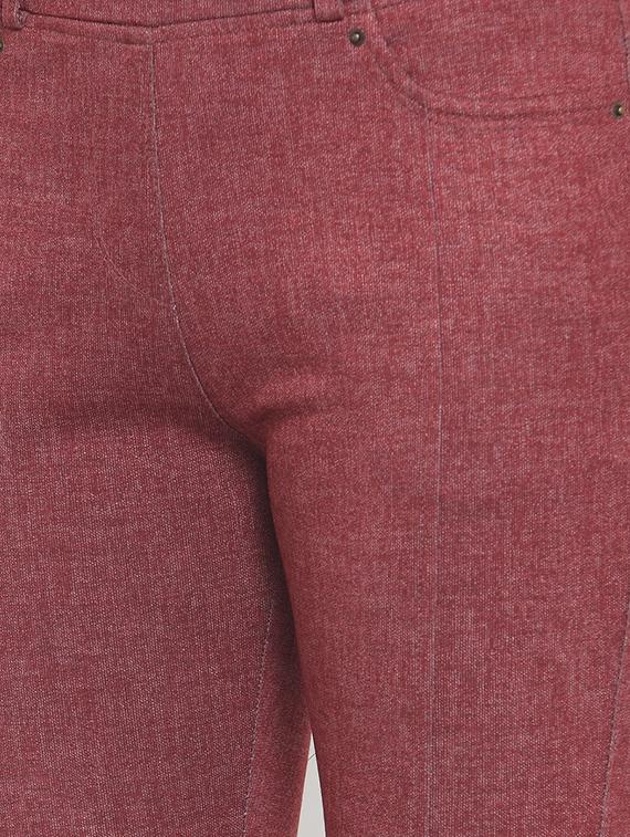 mid rise solid trouser - 16711976 - Zoom Image - 5