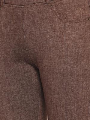 mid rise solid trouser - 16711977 - Standard Image - 5
