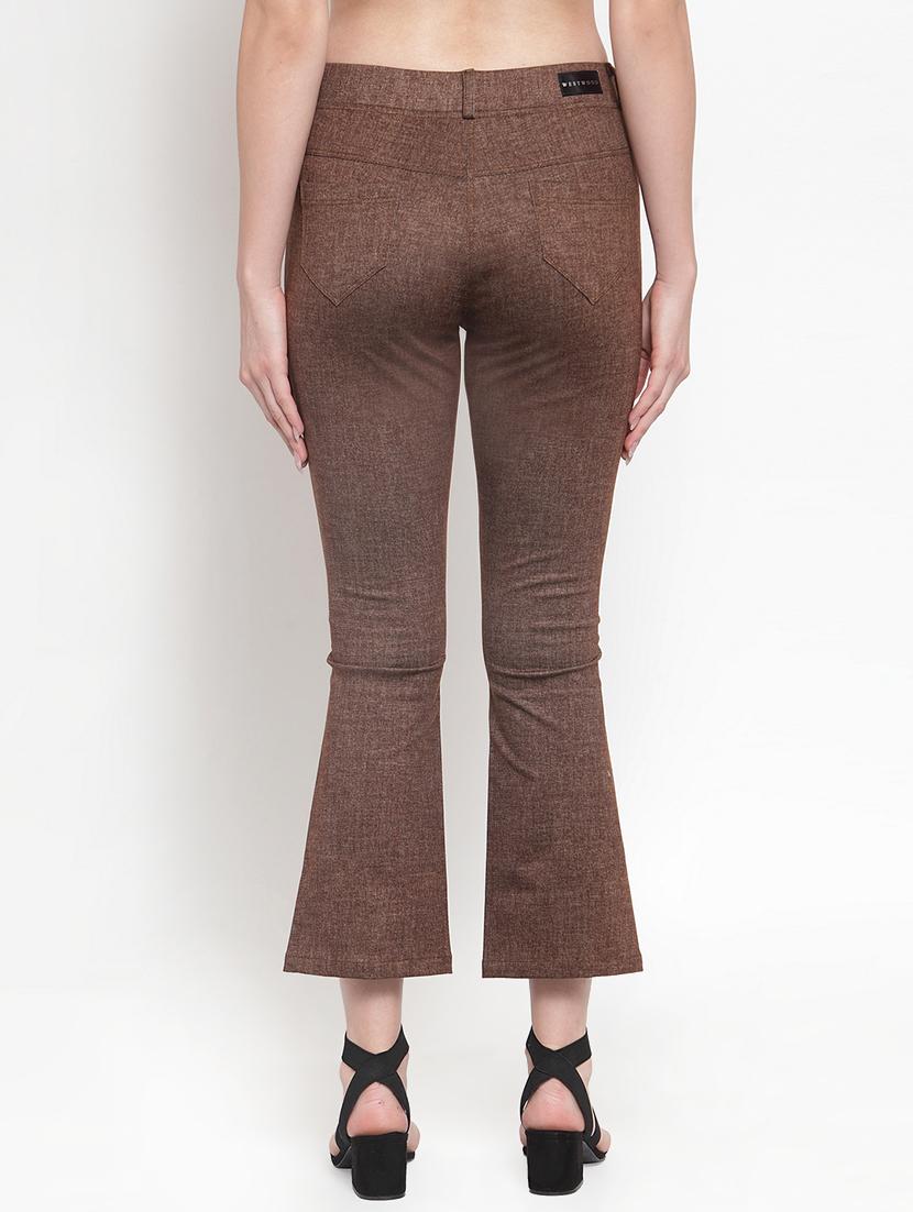 mid rise solid trouser - 16711977 - Zoom Image - 3