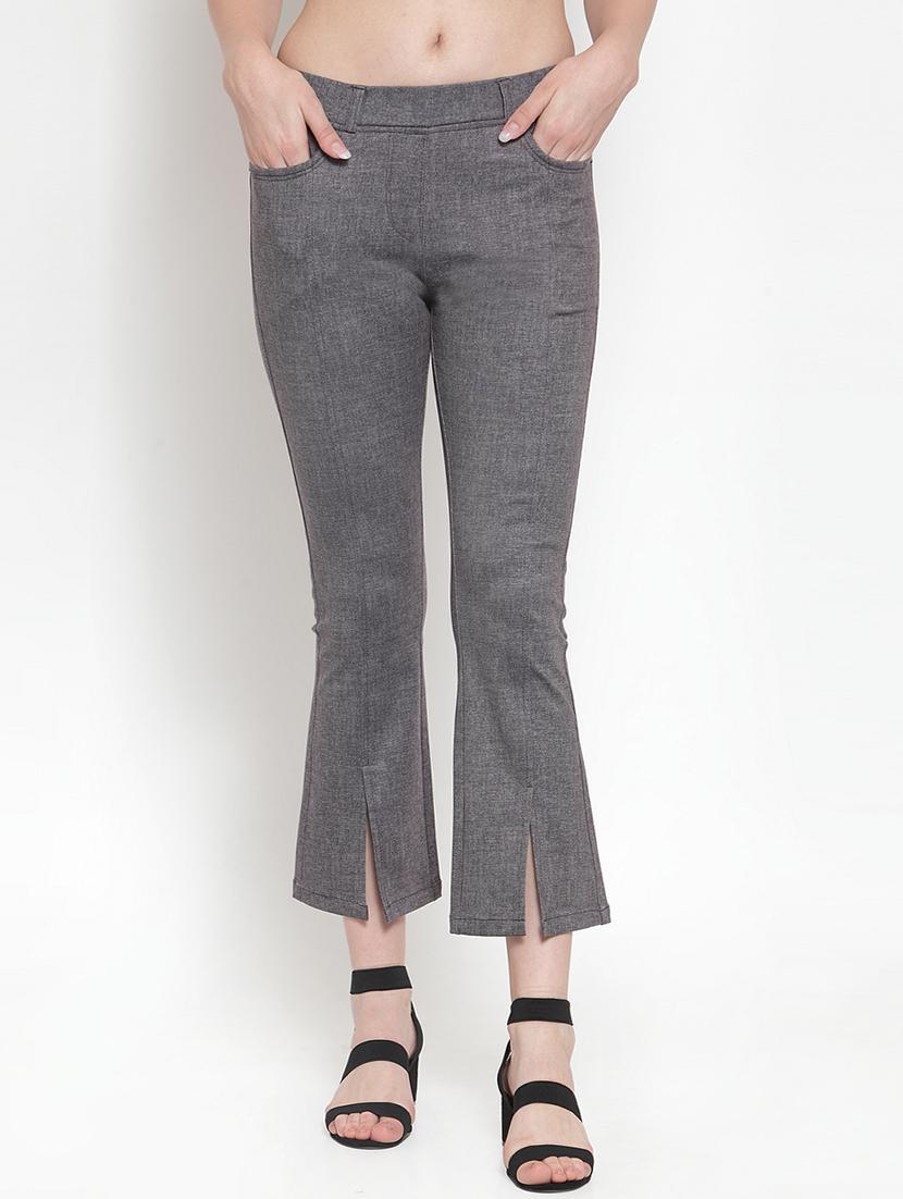 mid rise solid trouser - 16711978 - Zoom Image - 1