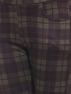 high rise checkered jeggings - 16711980 - Standard Image - 5