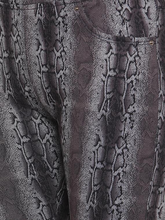 mid rise snake print jeggings - 16711984 - Zoom Image - 5