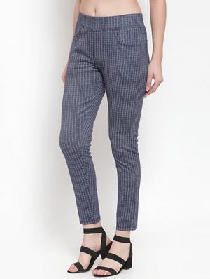 mid rise checkered jeggings - 16711986 - Standard Image - 2