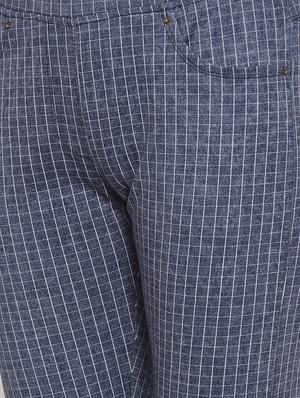 mid rise checkered jeggings - 16711986 - Standard Image - 5