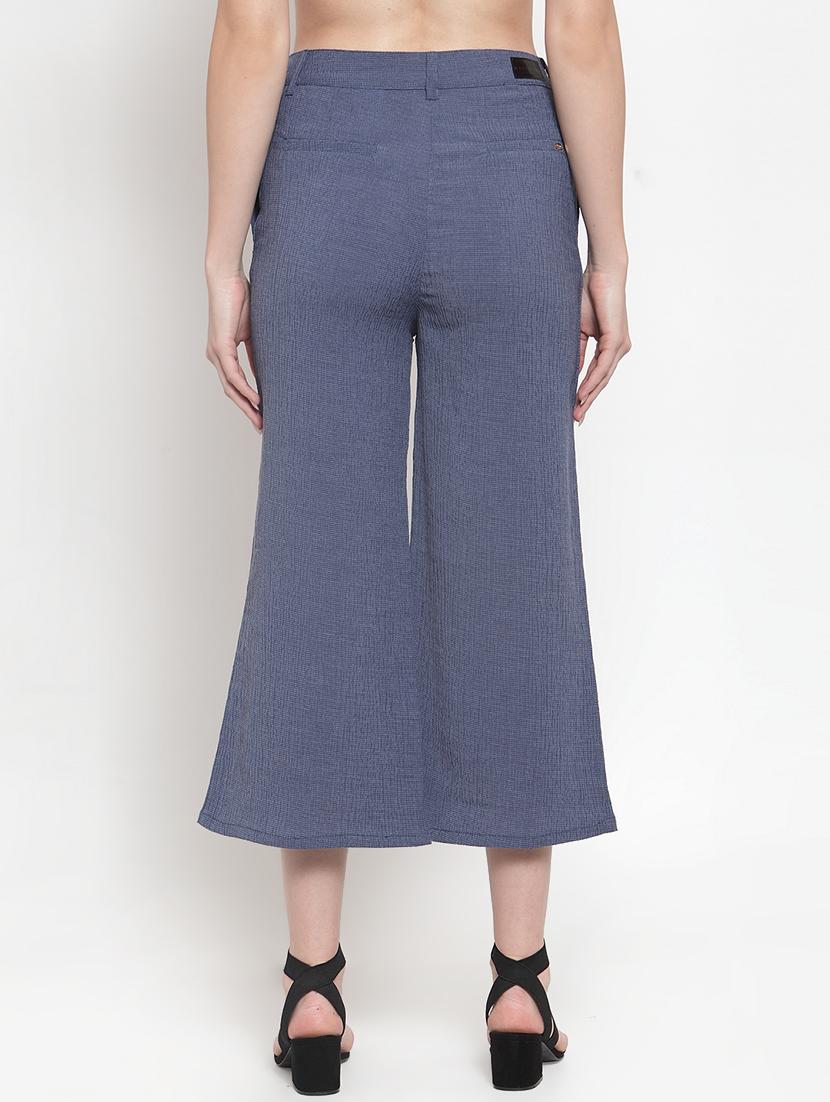 high rise solid wide leg trouser - 16711987 - Zoom Image - 3