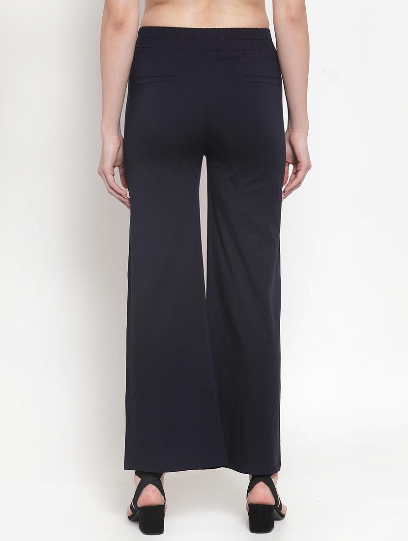 high rise solid wide leg trouser - 16711988 - Zoom Image - 3