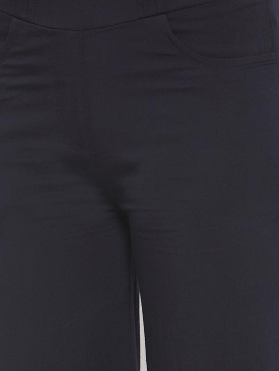 high rise solid wide leg trouser - 16711988 - Zoom Image - 5
