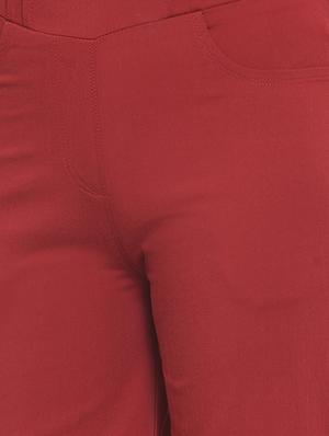 high rise solid wide leg trouser - 16711989 - Standard Image - 5