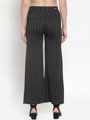 high rise striped wide leg trouser - 16711992 - Standard Image - 3