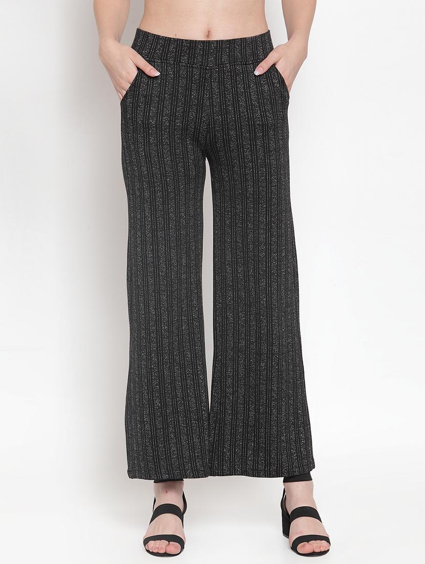 high rise striped wide leg trouser - 16711992 - Zoom Image - 1