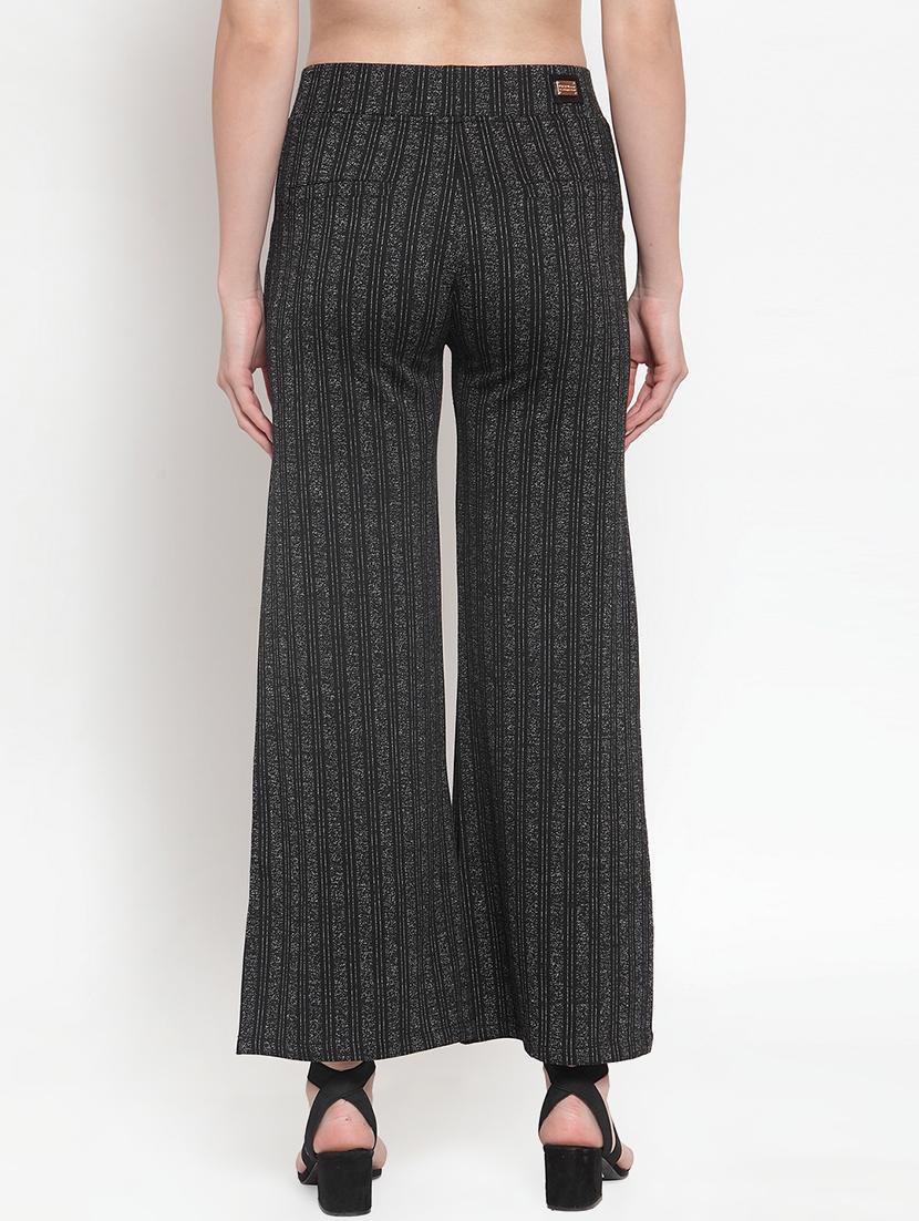 high rise striped wide leg trouser - 16711992 - Zoom Image - 3