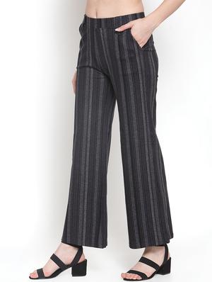 high rise striped wide leg trouser - 16711995 - Standard Image - 2