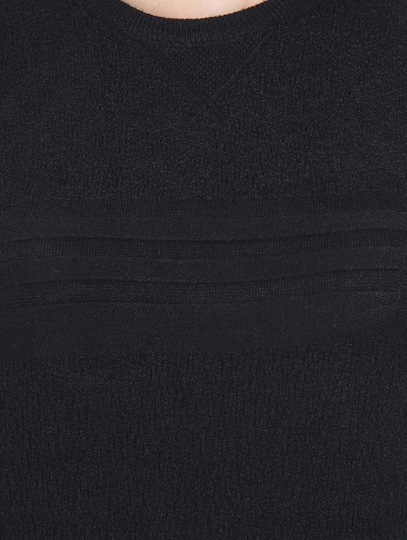 round neck solid pullover - 16712012 - Zoom Image - 5