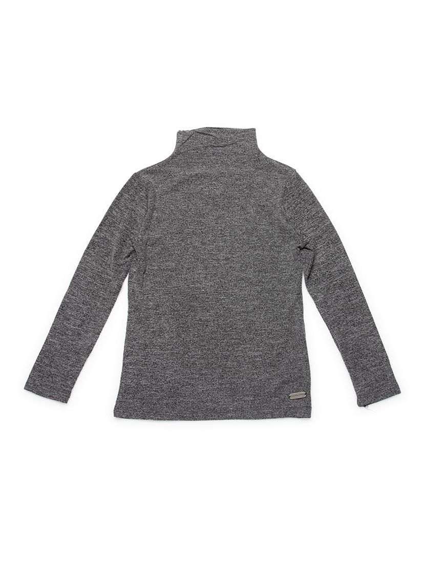 grey cotton blend regular top - 16712146 - Zoom Image - 1