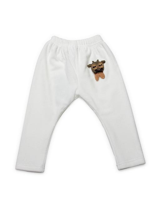 white cotton blend legging - 16712175 - Standard Image - 1
