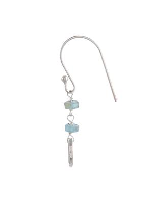 silver drop earring - 16712224 - Standard Image - 2