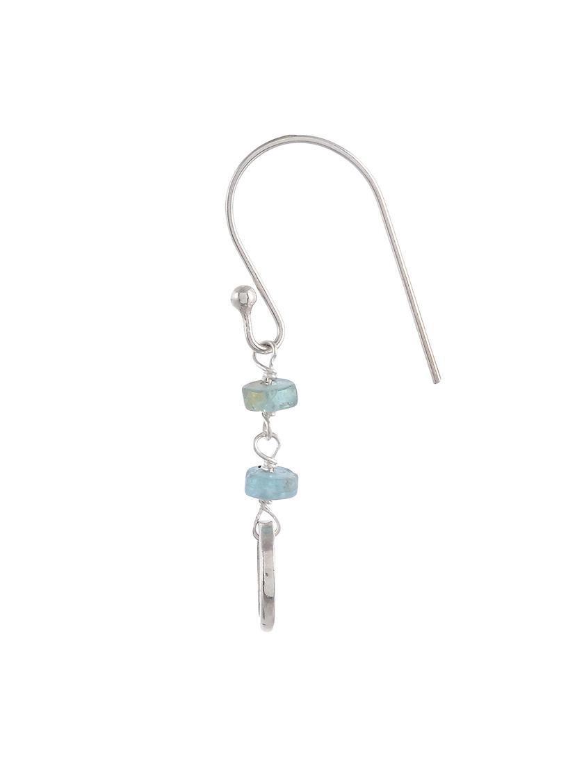 silver drop earring - 16712224 - Zoom Image - 2